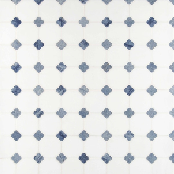Msi Azula Floret 12 In. X 12 In. X 10Mm Polished Marble Mesh-Mounted Mosaic Tile, 10PK ZOR-MD-0265 - main